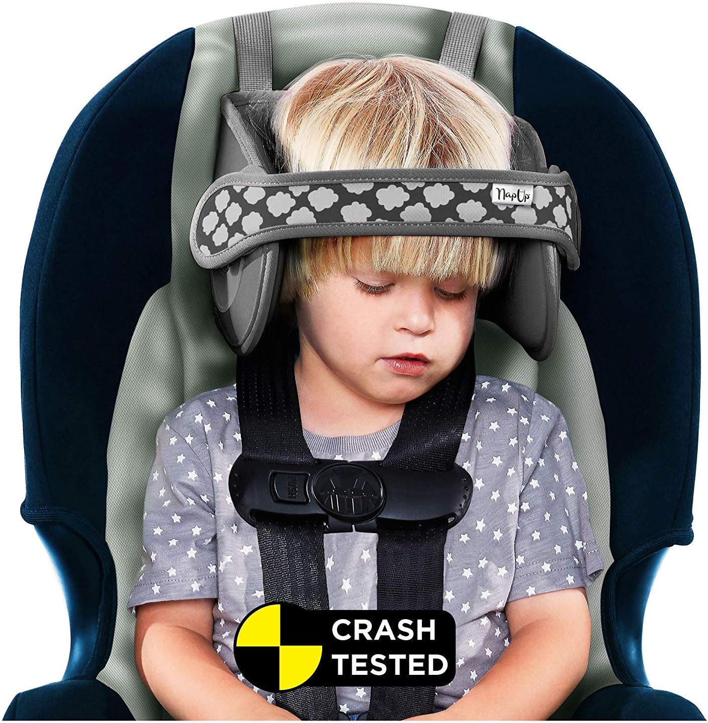 Napup Child Car Seat Head Support, Grey