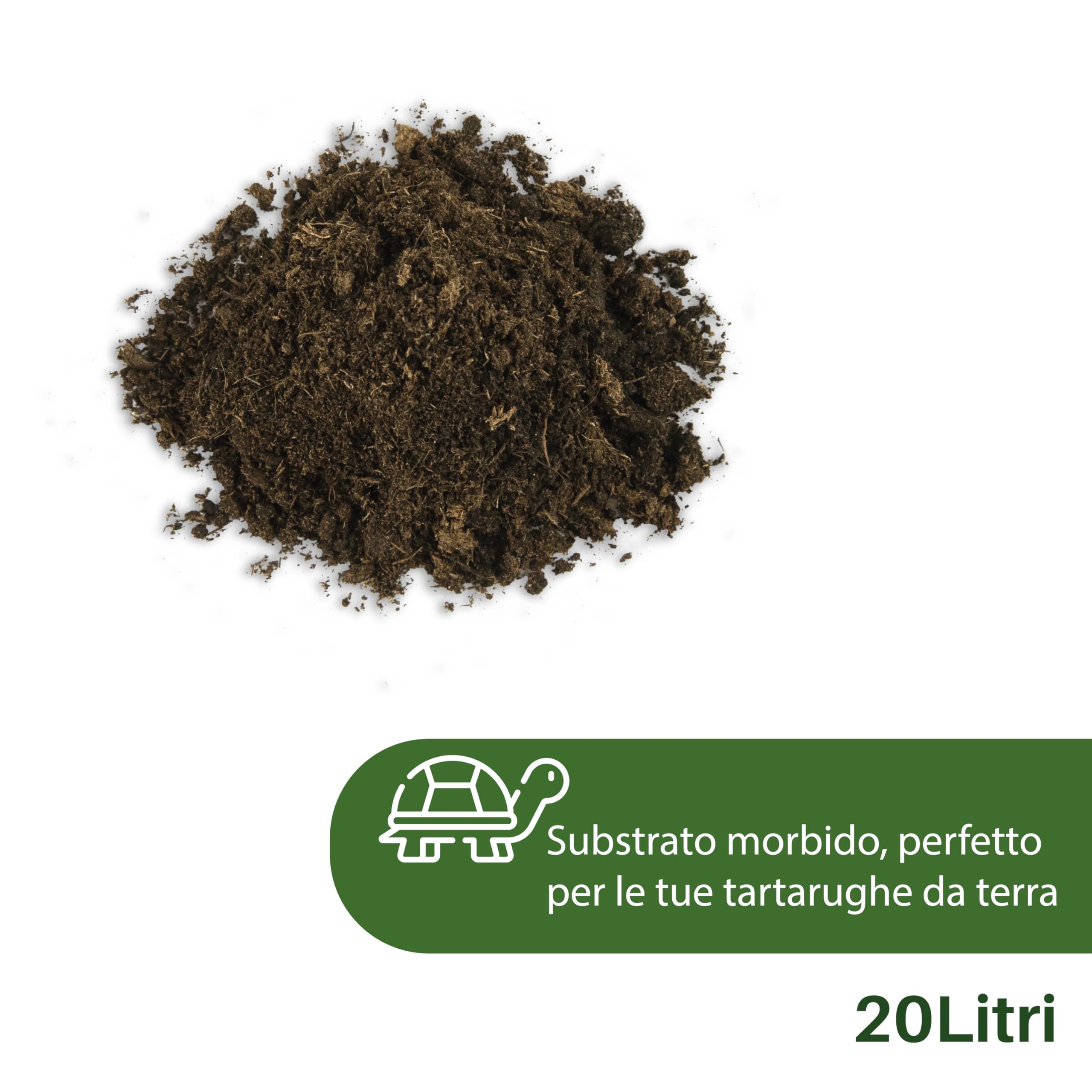 AGRI-CULTURA® Terre pour tortues de terre 20 L Substrat spécifique terrarium