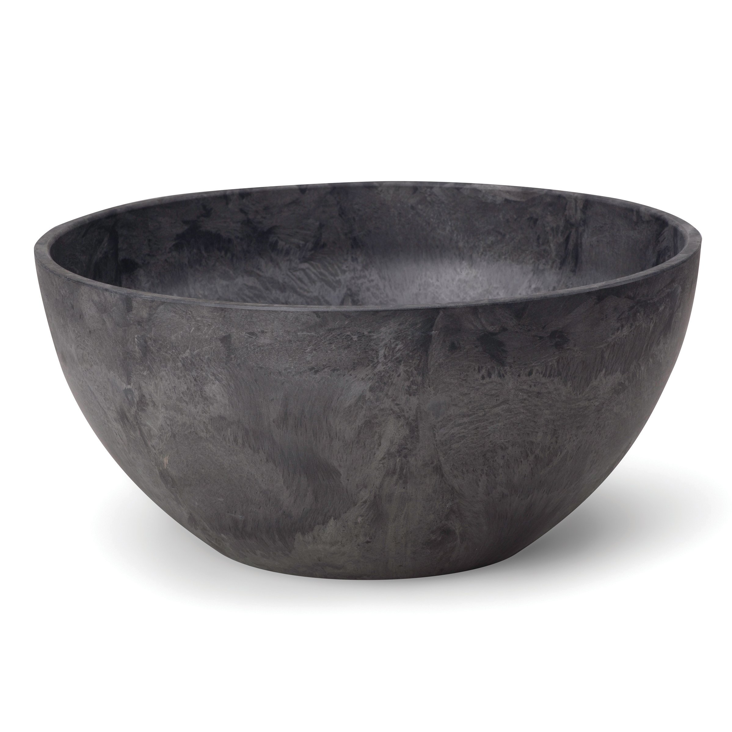 Novelty 31128 Napa Bowl Planter, Black, 12-Inch