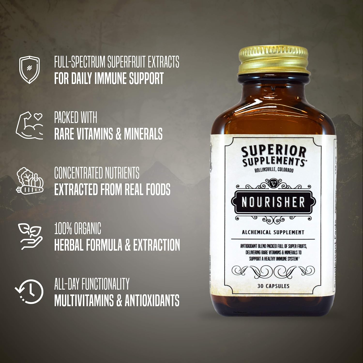Best Cyber Monday 🔥 Superior Supplements Nourisher Powerful Natural Antioxidant Pills - 30 Super Vitamin Vegan Capsules - Advanced Anti Oxidant Acai Berry Complex - Immunity Support, Improved Health, Organic Energy Flash Deals - 50% OFF Superior Supplements Nourisher Powerful Natural Antioxidant Pills - 30 Super Vitamin Vegan Capsules - Advanced Anti Oxidant Acai Berry Complex - Immunity Support, Improved Health, Organic Energy