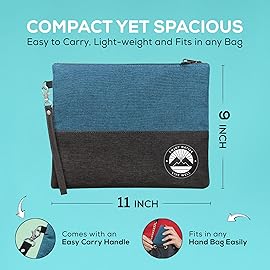 Enjoy Native Smell Proof Bag with Lock 11 x 9, Smell Proof Container, Dog Tested Odor resistant Bags, Best Zipper odor sealing pouch for Herbs, Coffee & Travel Medicine, Scent resistent Containers