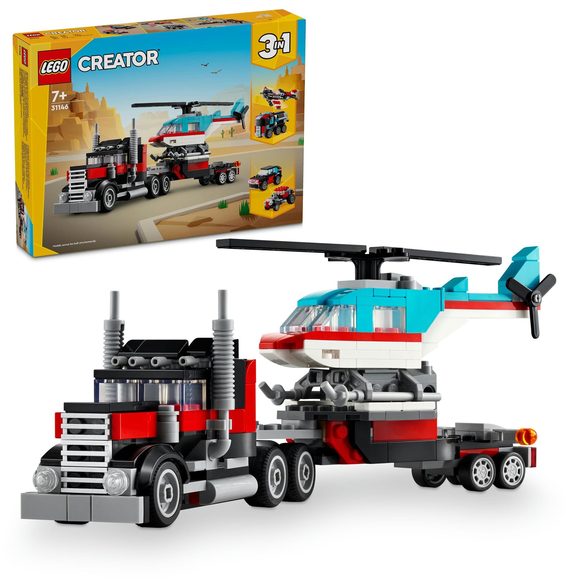 レゴ(LEGO) クリエイター ヘリコプターをのせたトラック 31146 おもちゃ 男の子 女の子