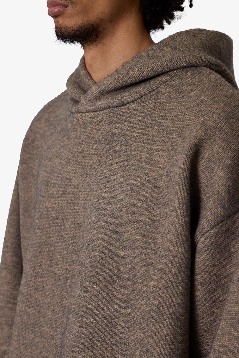 mnml Men's Mnml Men's Tonal Grain Knitted Hoodie