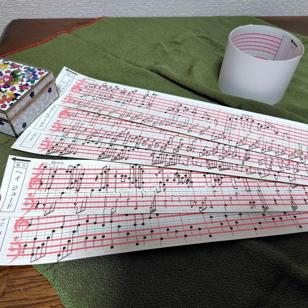 オルガニートOrganette 20 音楽楽譜と作曲シート計10枚