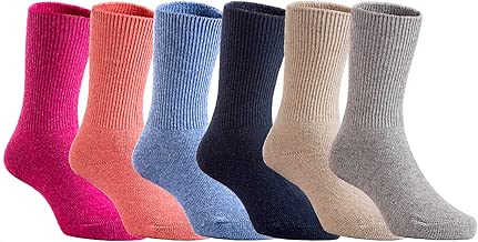 Lovely Annie CGF Children 6 Pairs Wool Socks Plain Color - coolthings.us
