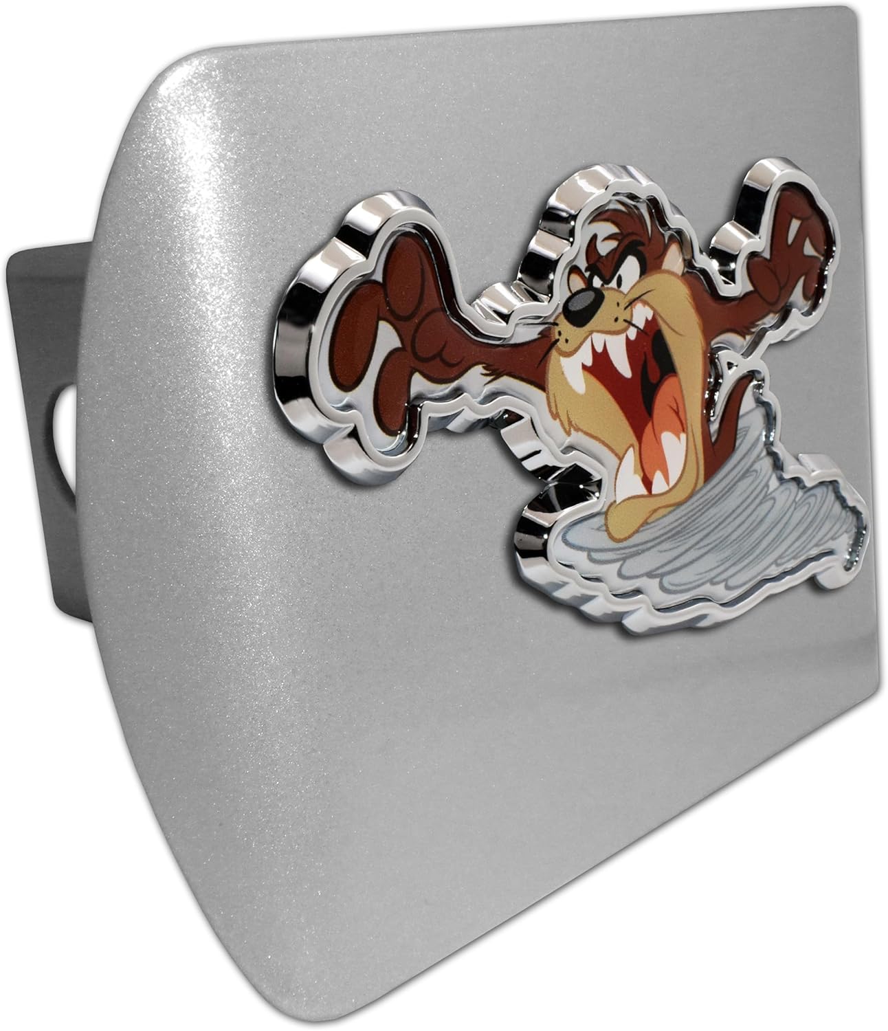 Elektroplate Officially Licensed Looney Tunes Tasmanian Devil Taz All Metal Black Hitch Cover for Trucks and SUVs | Fits Standard 2" Trailer Hitch Receivers | Premium Weatherproof