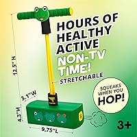 Vista 4 de Flybar My First Foam Pogo Jumper para niños, divertido y seguro Pogo Stick para niños pequeños, espuma duradera y puente elástico para edades de 3