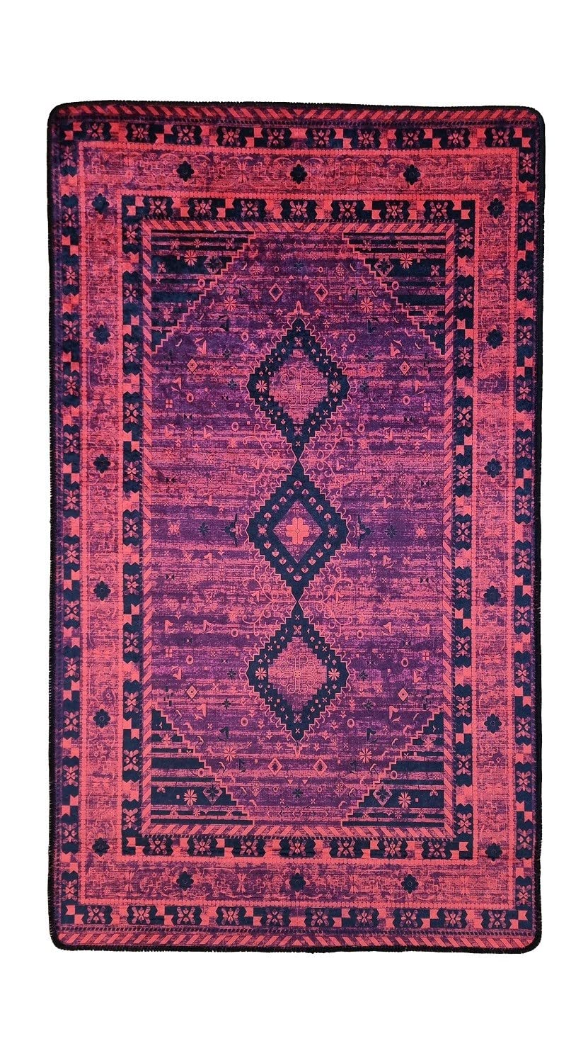 MANI TEXTILE Maghreb Rug Polyester Red 120 x 180