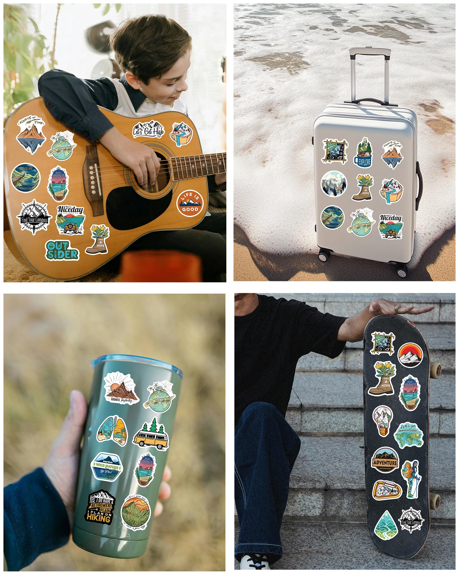 UK National Park Stickers + Packs | Camper Van, Laptop, Water Bottle Decal - Foto 3