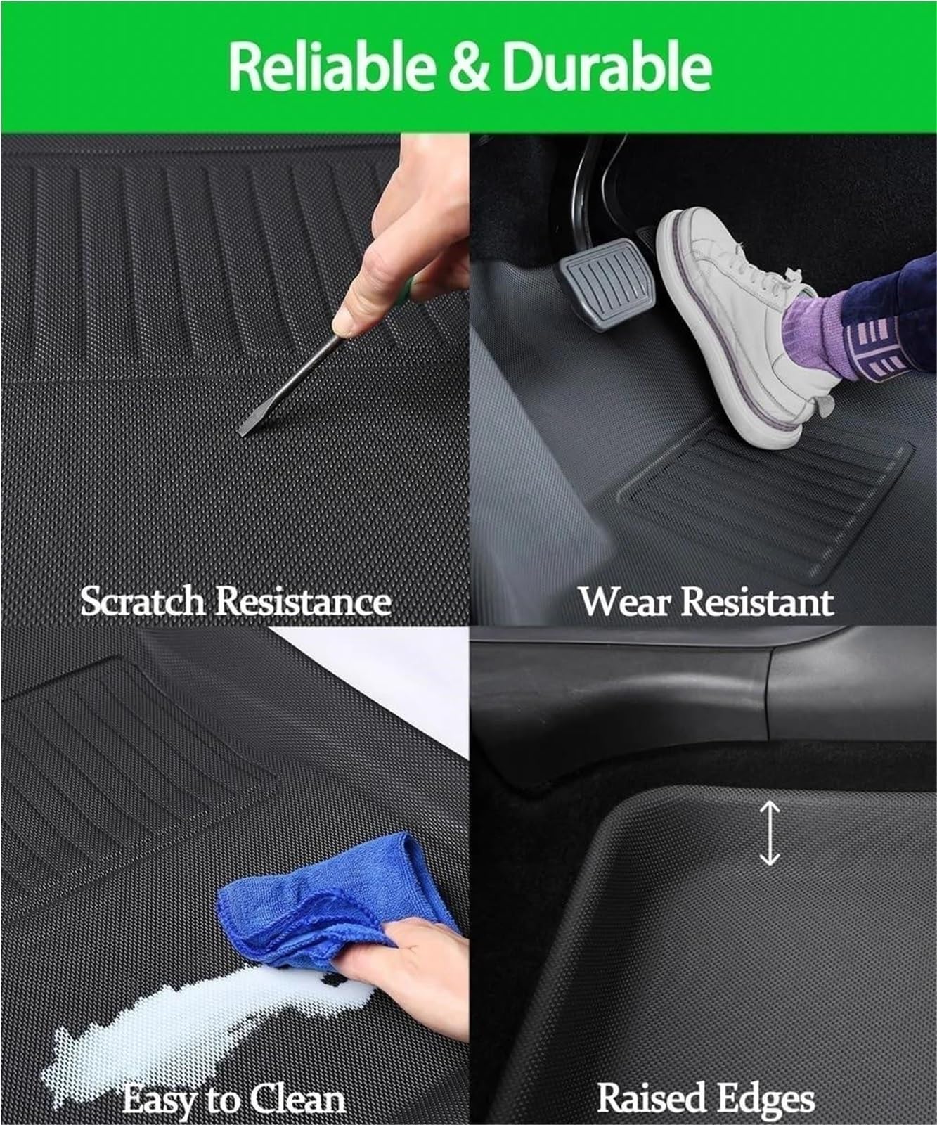 Für HAVAL H6 GT Autoteppich, Bodenmatte, Kofferraummatte, Komplettset, wasserdichte Anti-Schmutz