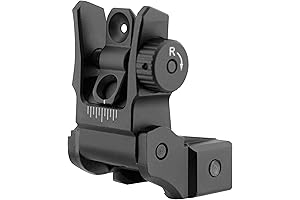 UTG Super Slim Flip-up Rear Sight - Perfect for Lower Profile Optics