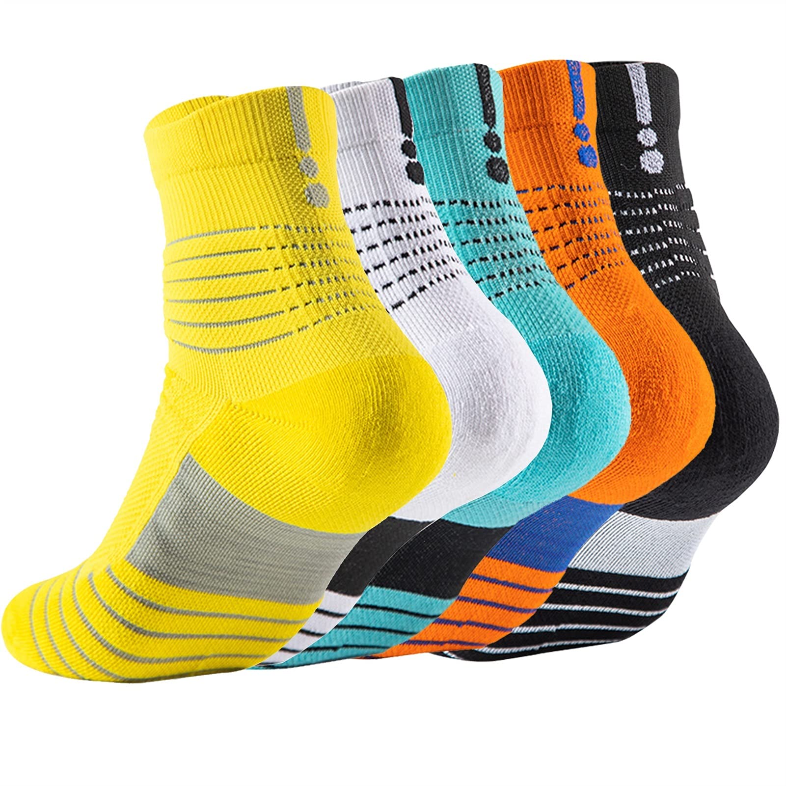 Sport Calze Calze da Calcio in Bicicletta Compressione da Calcio in Esecuzione Bici Fitness Escursionismo Uomo all'aperto Donne Calzini Sportivi