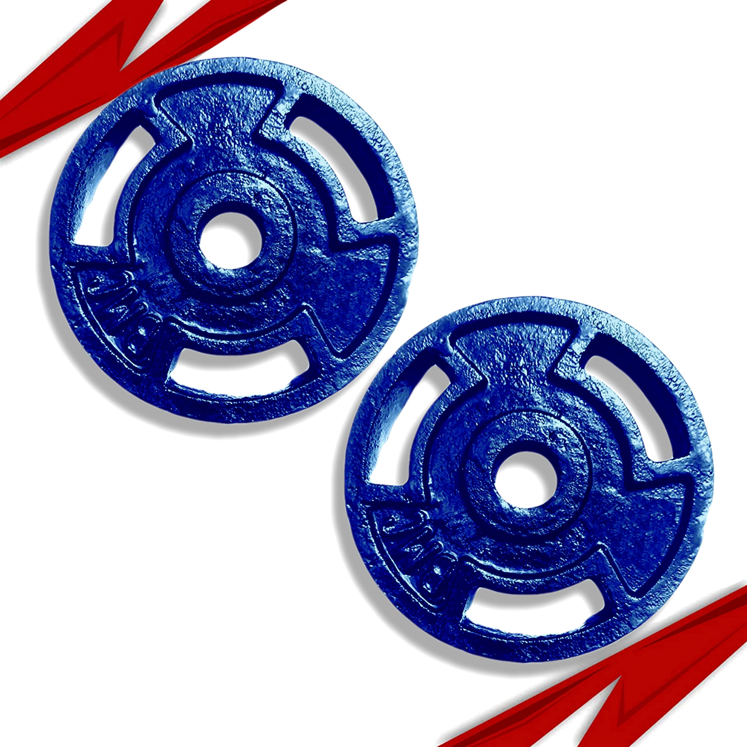BULLAR Cast Iron Weight Lifting Plates for Home Gym Exercises, Home Gym, Weight Plate Set for Strength Training (Cast Iron Plates Cast Iron Plates (Pair of 5kg)) (B09HZNVQVC) Amazon Price History, Amazon Price Tracker