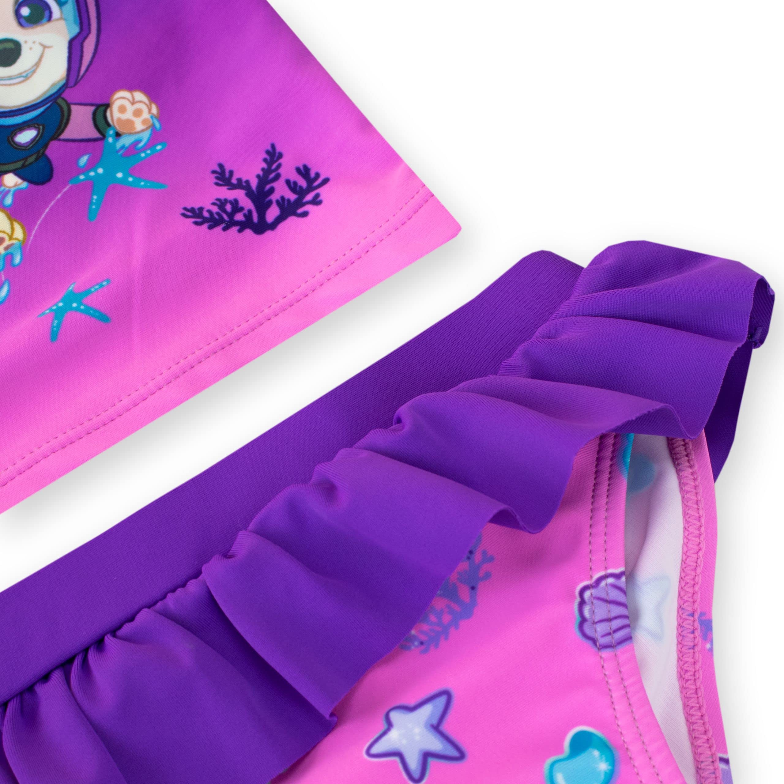 Paw Patrol Bañador Niña | Patrulla Canina Aqua Pups Traje de Baño 3 Piezas Set