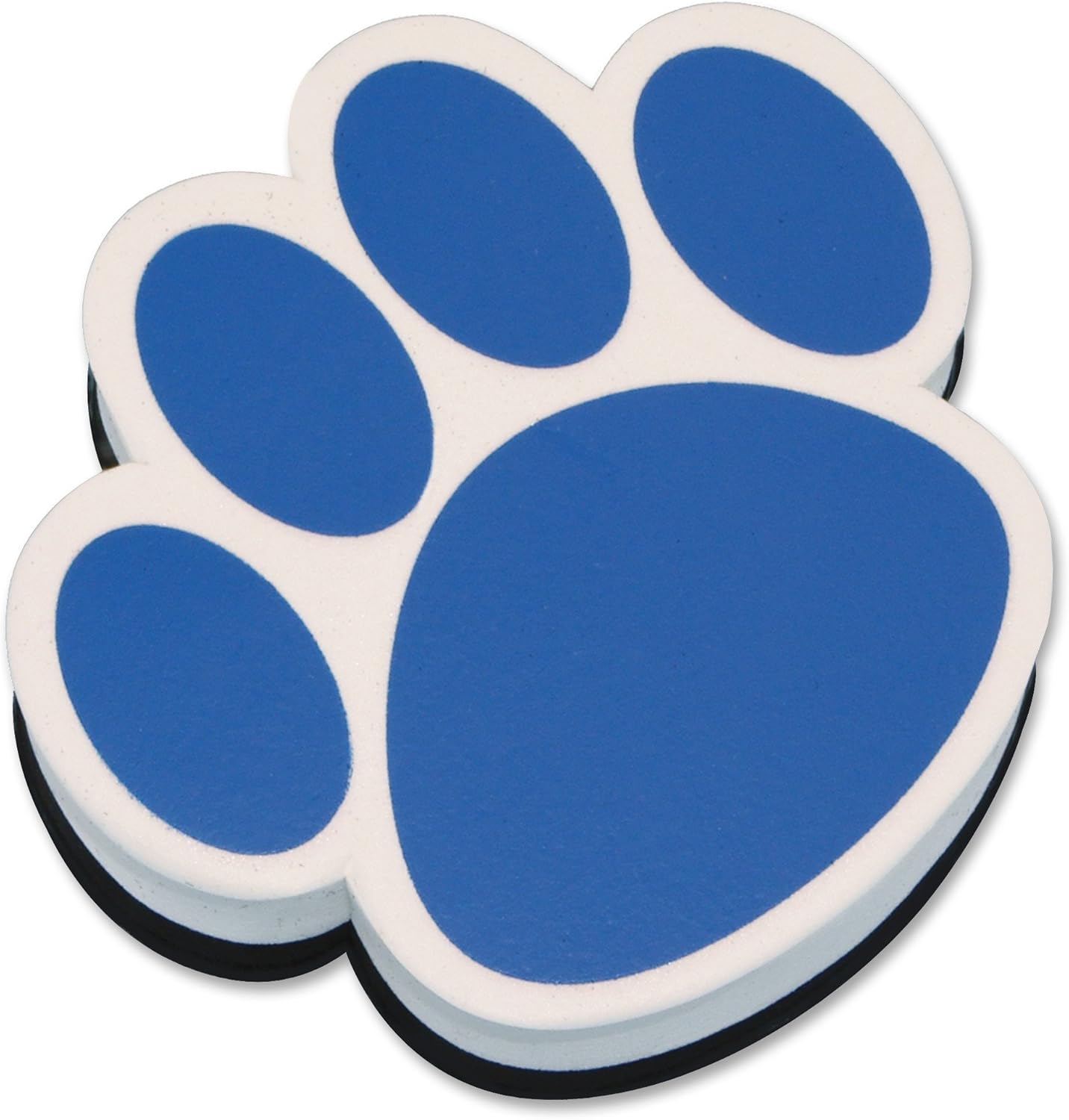 Ashley Productions Ash10002 Magnetic Whiteboard Eraser Blue Paw
