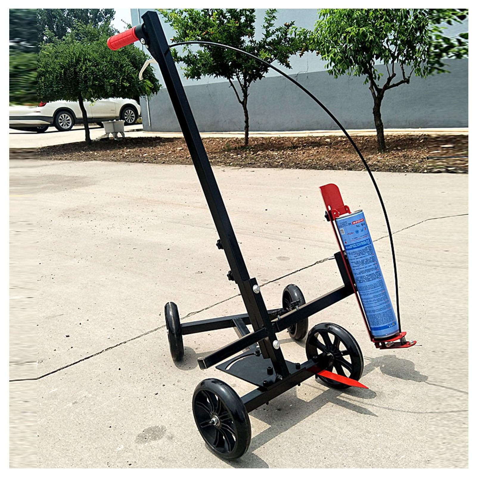 GTHTUHFD Line Marker Machine, Line Marking Machine For Sports Courts Parking Lots And School Playgrounds