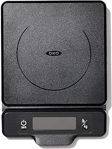 OXO Good Grips 5-lb Food Scale with Pull-Out Display,Black