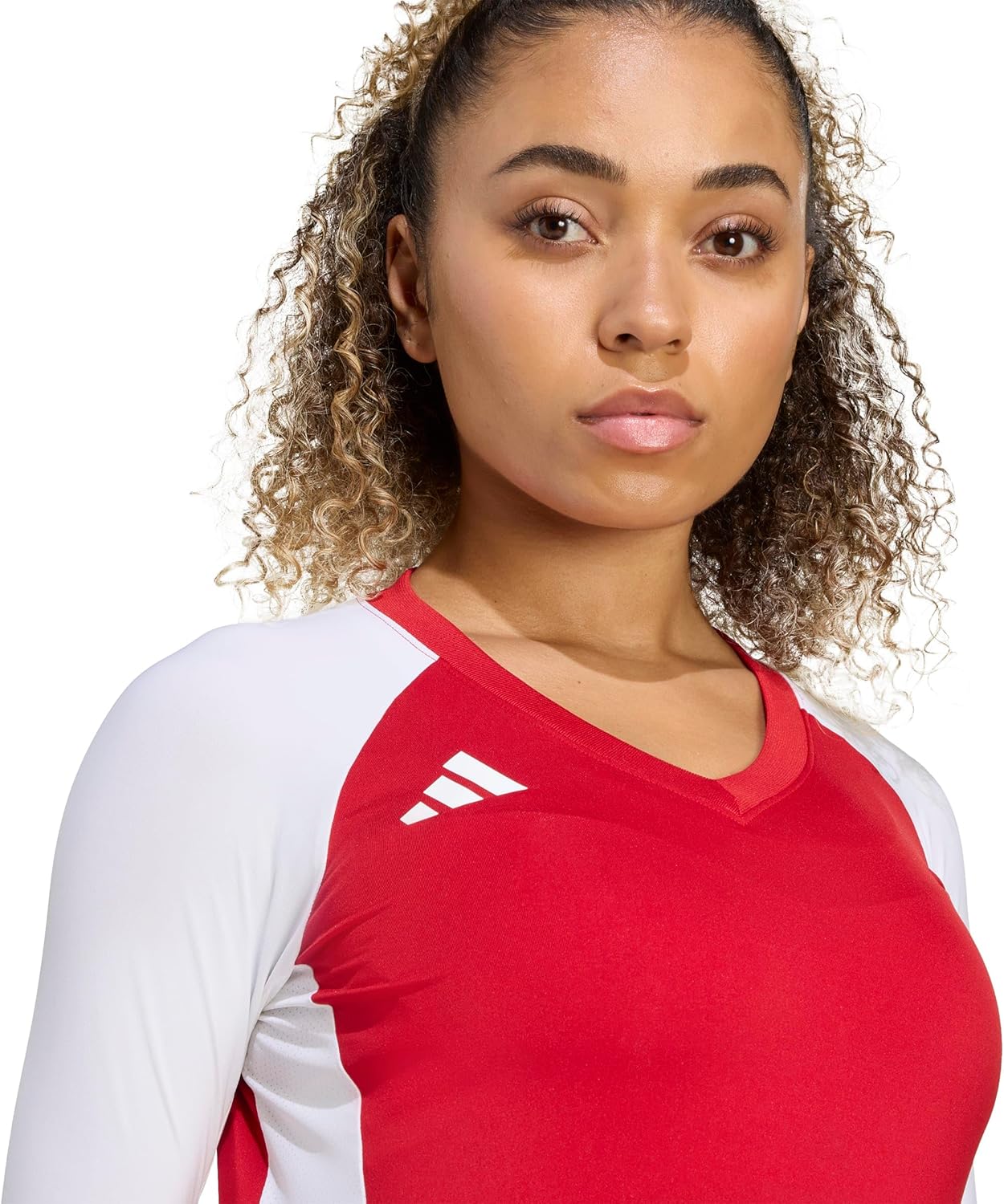 Adidas Womens Quickset Volleyball Long Sleeve Jersey - Image 3