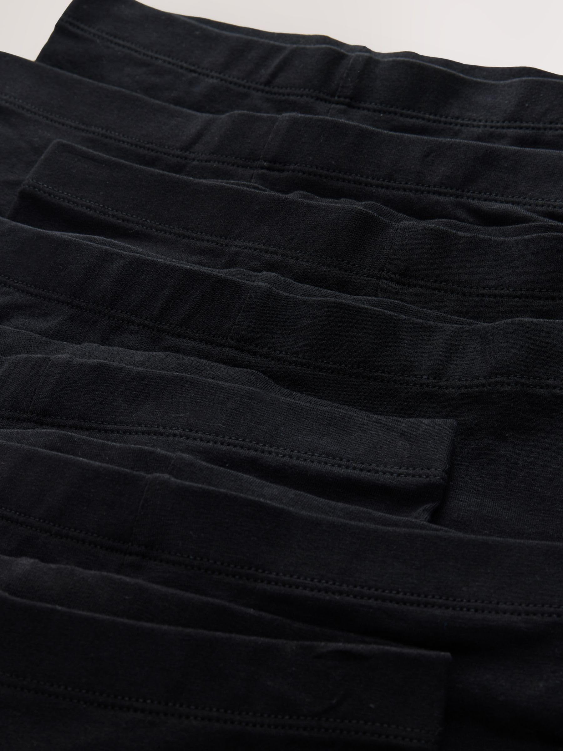 NEXT Mädchen Radlershorts mit viel Stretch, 7er-Pack Schwarz 168