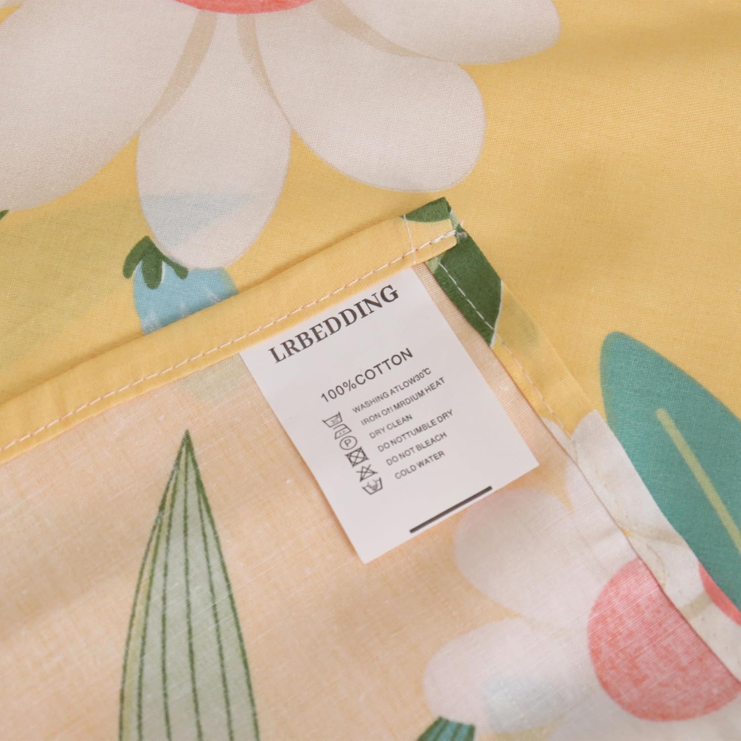 Premium Hotel Quality Yellow Flat Sheets Queen Size 100 Percent Cotton Pattern Bed Sheets Soft Breathable Top Sheets