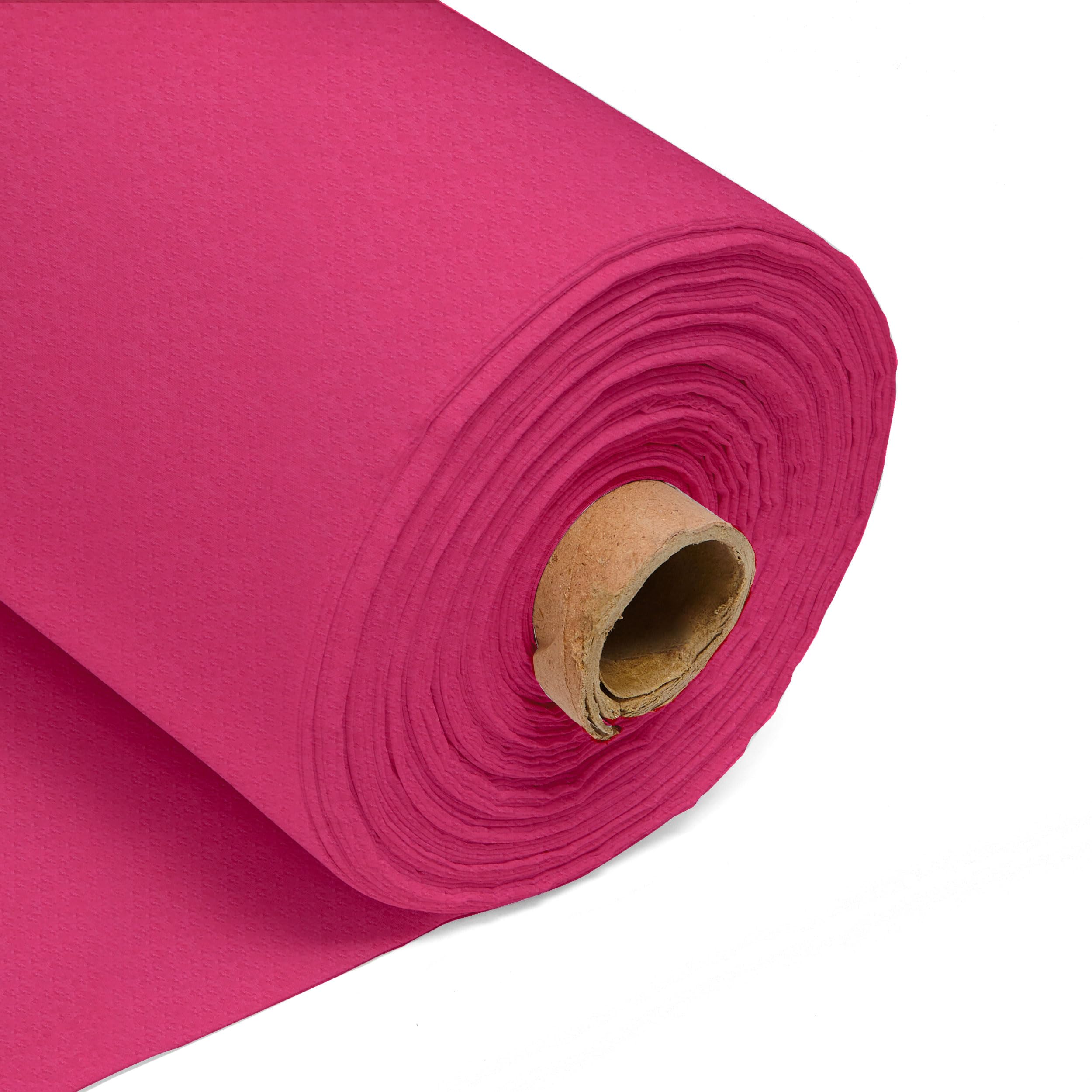 Craft Queen LTD Felt Fabric 60 Inch Wide – Soft Craft Felt Sheets & Rolls, Large Material for Sewing, Patchwork, Christmas, DIY, Art & Craft Projects (Cerise,10 Metre)