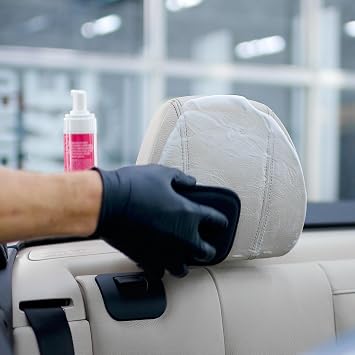Gyeon Leather Set Strong AllinOne Car Leather Cleaner and Ceramic Coat Kit for Interior Protection Deep Clean Oil Removal Matte Finish Hydrophobic UV Resistant