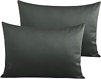 Vista 57 de NTBAY Fundas de Almohada de Algodón Egipcio Queen - Juego de 2, Fundas de Almohada de Algodón de 500 Hilos - Fundas de Almohada Suaves