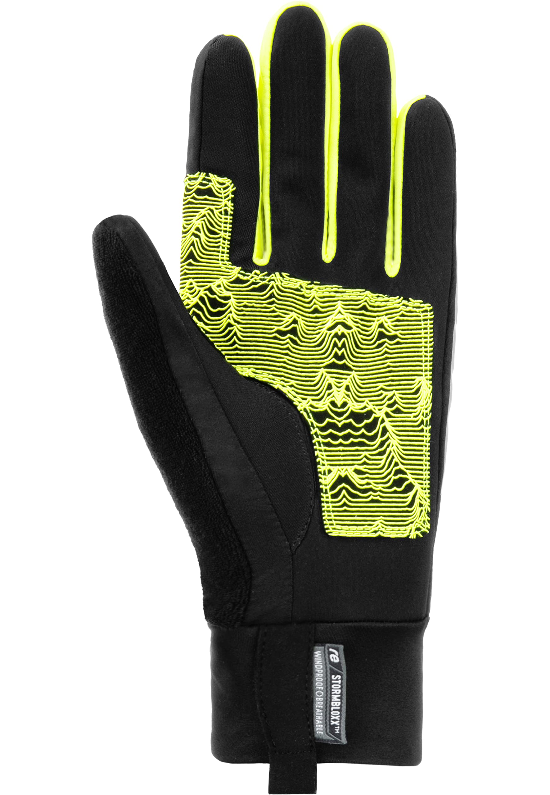 Reusch Arien Stormbloxx Touch-tec Gants de Sport Coupe-Vent et imperméables pour Course à Pied, Cyclisme, randonnée, Ski de Fond, écran Tactile