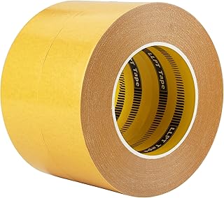 LLPT Double Sided Woodworking Tape 2 Pack 1.8 Inch x 36 Yards Each Roll Double Face Turner Tape for CNC and Wood Template Removable Residue Free (WT266)