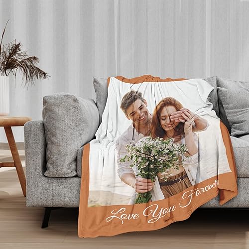 Vista 37 de Regalos personalizados para el día del padre para papá de parte de hija, hijo o niños, manta personalizada para el día del padre con fotos, regalos