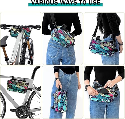 Miniatura 4 de Bolsas de bicicleta para bicicletas, bolsa impermeable para manillar de bicicleta, bolsa frontal de bicicleta, bolsa de hombro, bolsa de