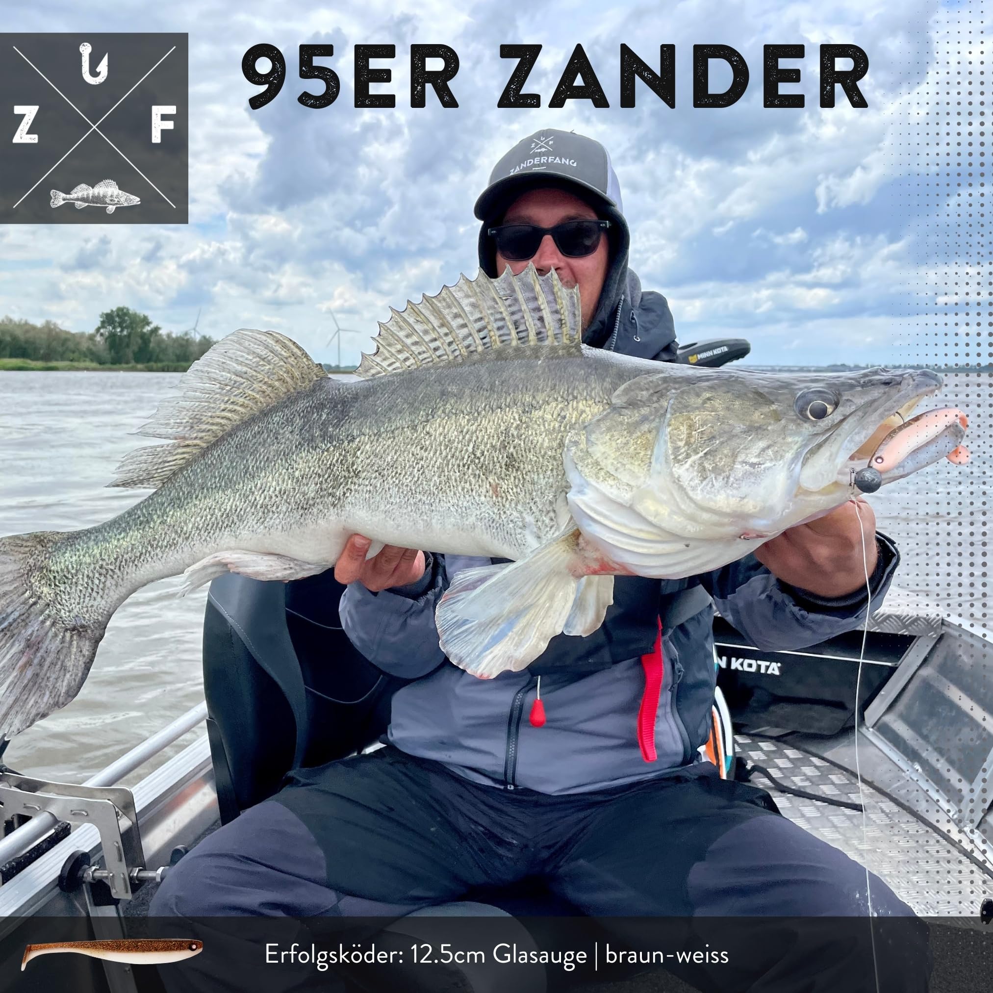 Zanderfang Gummifisch Set Glasaugen – Gummifische für Zander, Hecht, Barsch