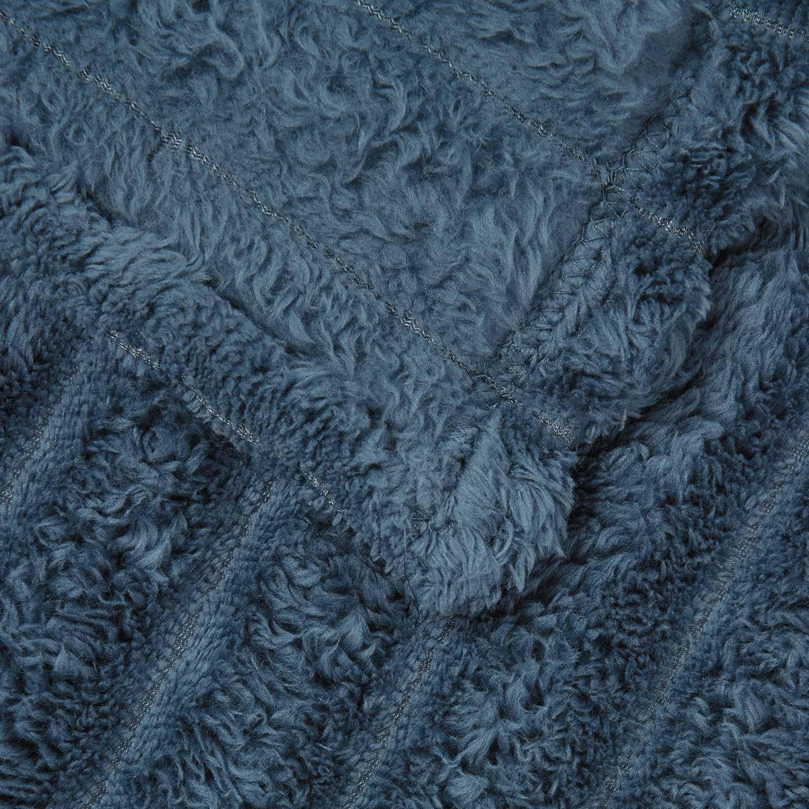 Narzuta na sofę 6 szt. granatowy 240 x 220 cm