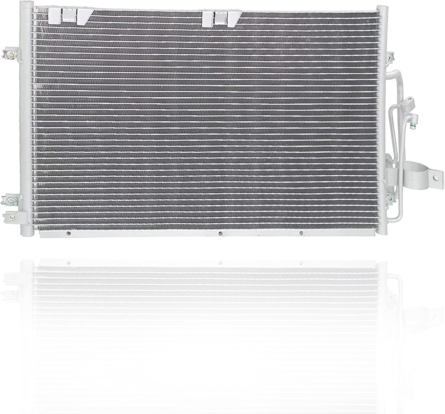 A/C Condenser - Pacific Best Inc. Compatible/Replacement for 3051 00-05 Saturn L-Series 4Cy V6 - Without Receiver & Dryer