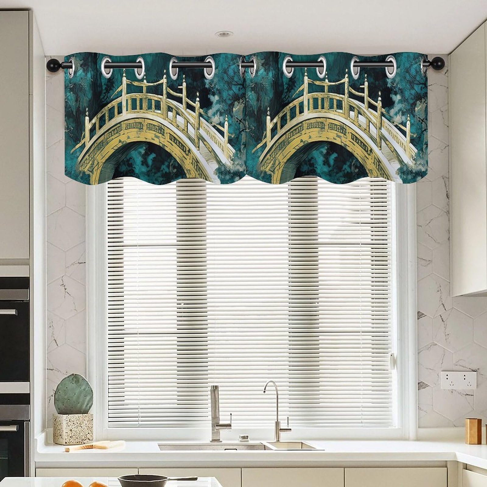 Cenefa vintage para cocina y salones con diseño detallado de inspiración oriental clásica