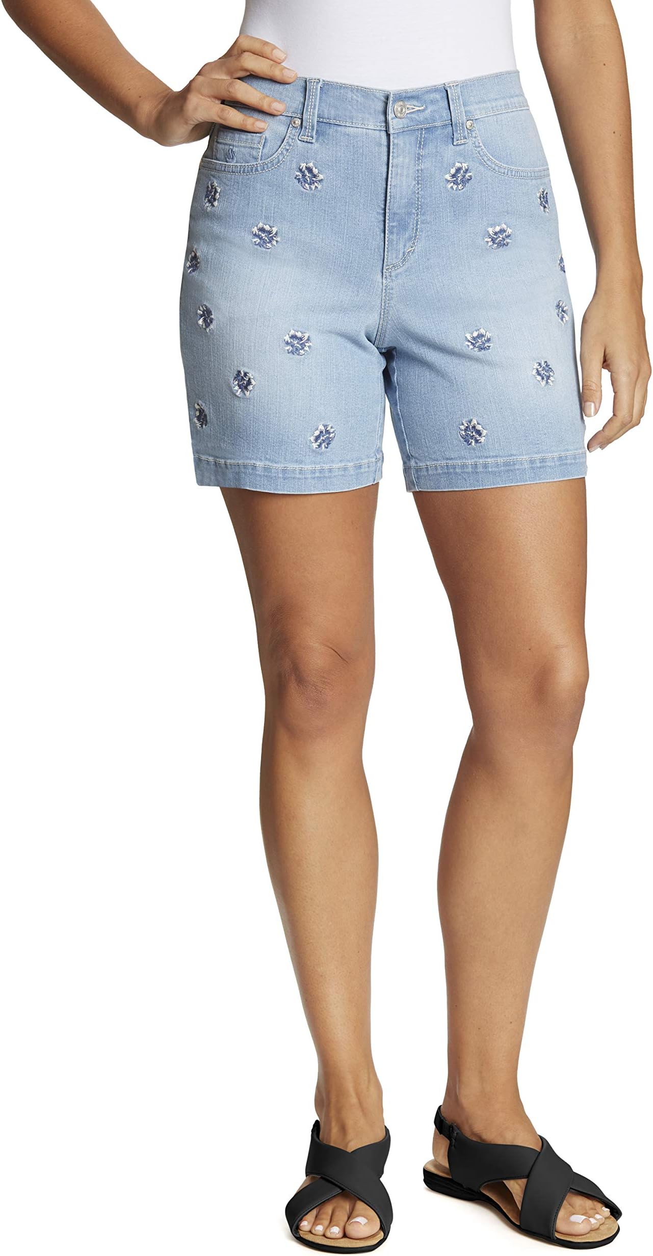 GLORIA VANDERBILT womens Amanda Short Shorts