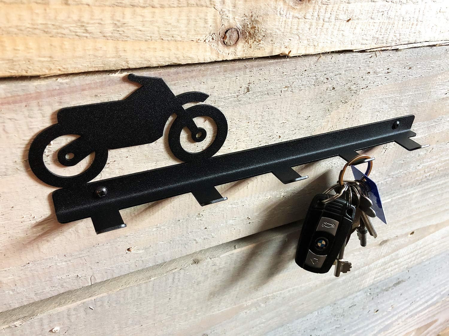 JBI Indoor Outdoors Motorbike Key Hook Wall Mount Rack Hanger - Image 4