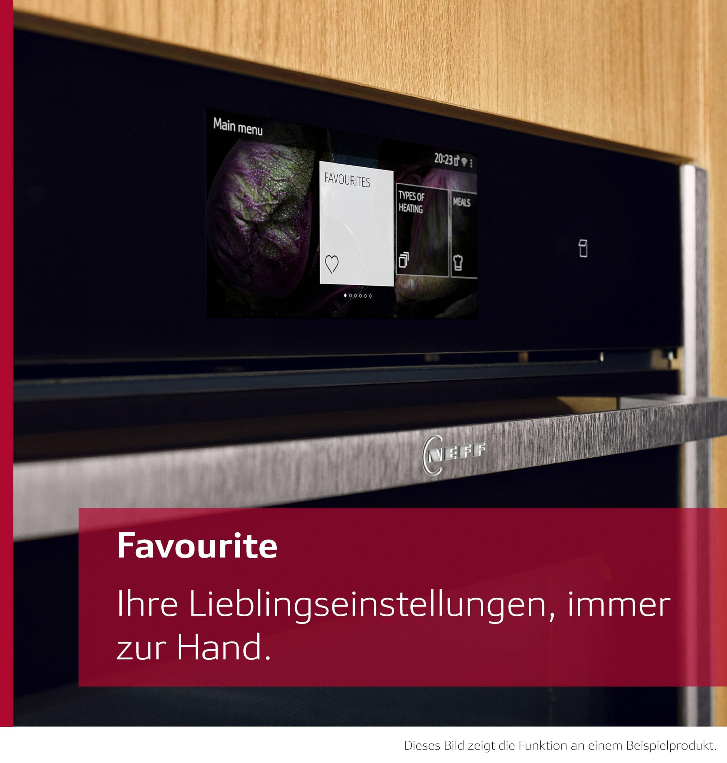 NEFF B64VS71N0 N 90 Einbau-Backofen 60 x 60cm Slide&Hide Full Touch TFT-Display Vario Steam Schwarz