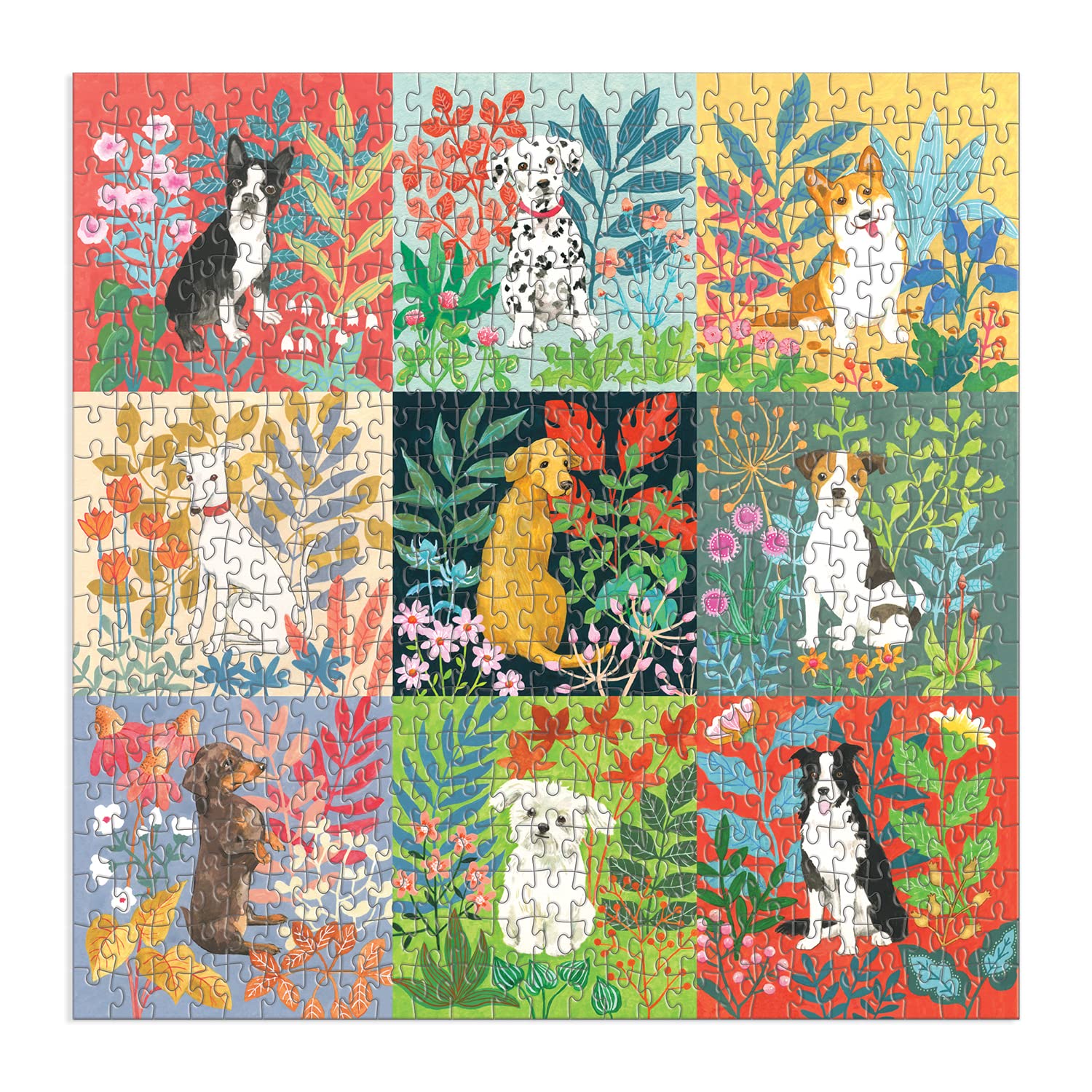 3 Pack 500 Piece Puzzles – Colorful Cat And Drawing Dog Jigsaw Puzzles For Adults & Families - View #2