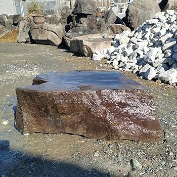 Amazon.co.jp: 本小松石197キロ庭石鑑賞石石盆石水石灯籠庭坪庭盆栽