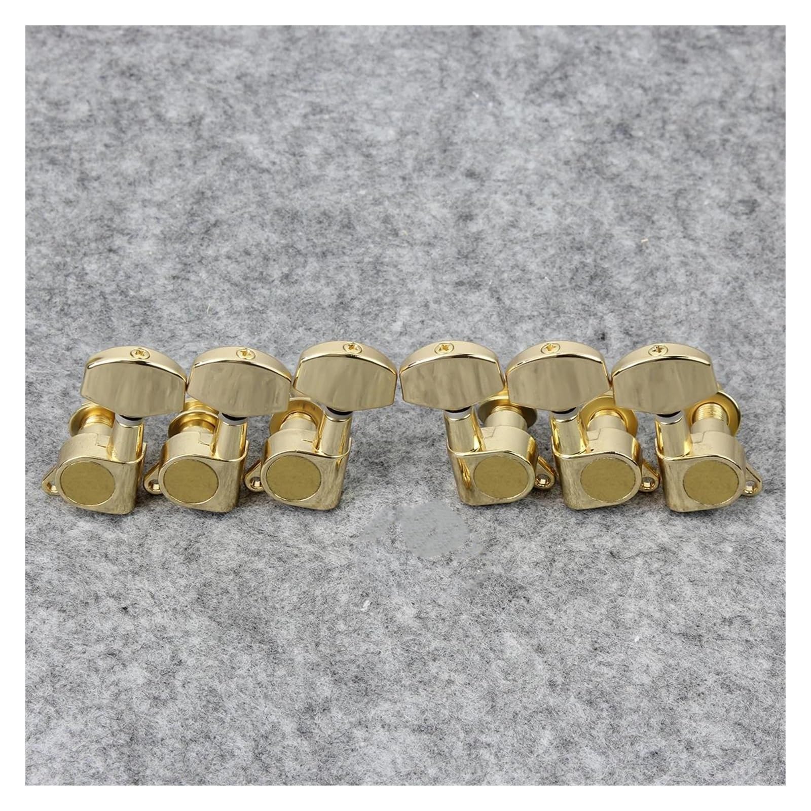 6 Teiliges Set Mit 3L3R Stimmwirbeln Für Akustikgitarren Schwarz/Gold Professionelle Gitarrenstimmwirbel | Stimmknopf für Gitarre(Gold)