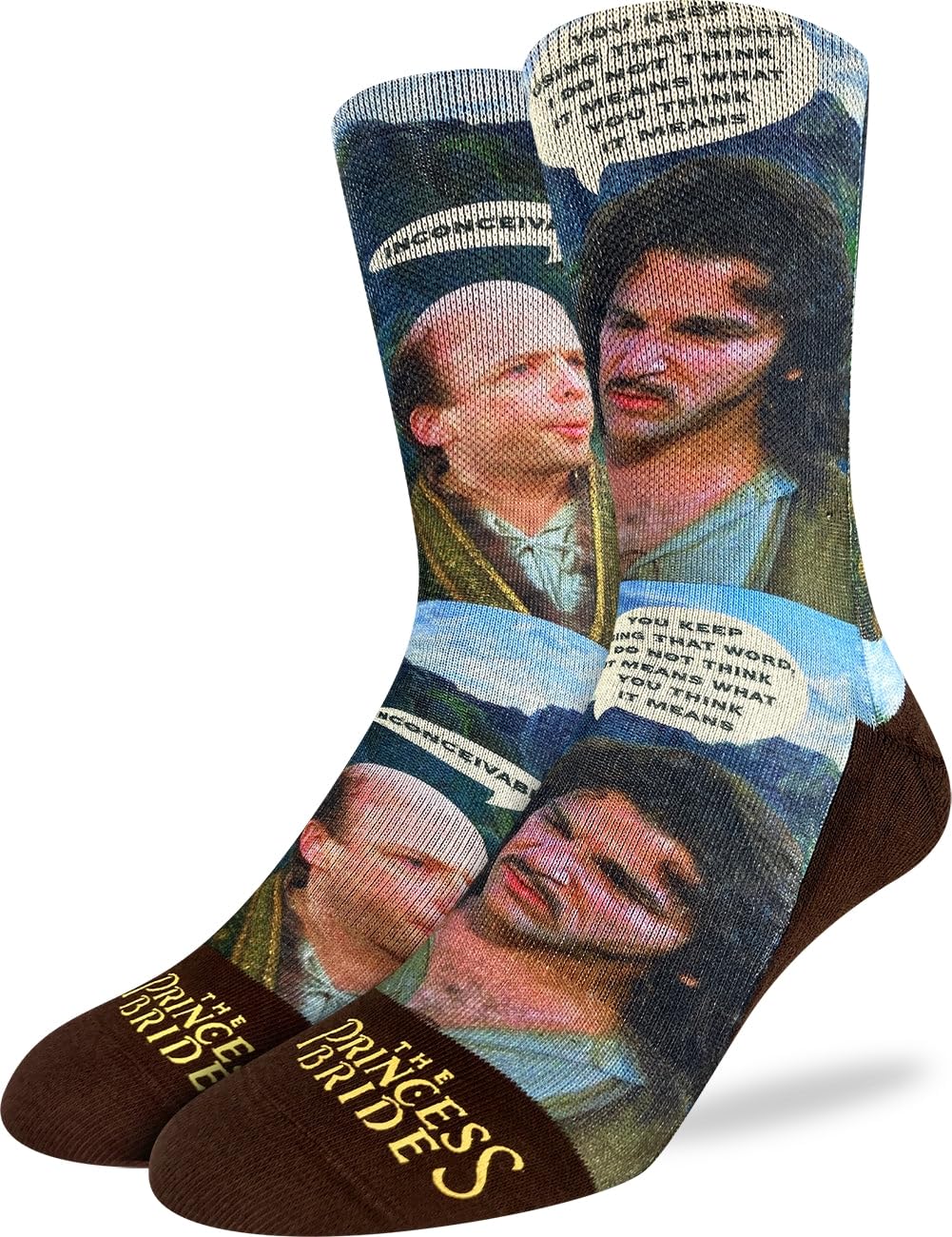 Good Luck Sock Men's The Princess Bride, Inconceivable The Princess Bride Socks, Adult, One Size