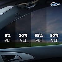 Vista 6 de True Line Automotive Kit de tintado de ventanas de automóvil compatible con Nissan March Hatch 2012-2016 – Ventana trasera personalizable – Tinte