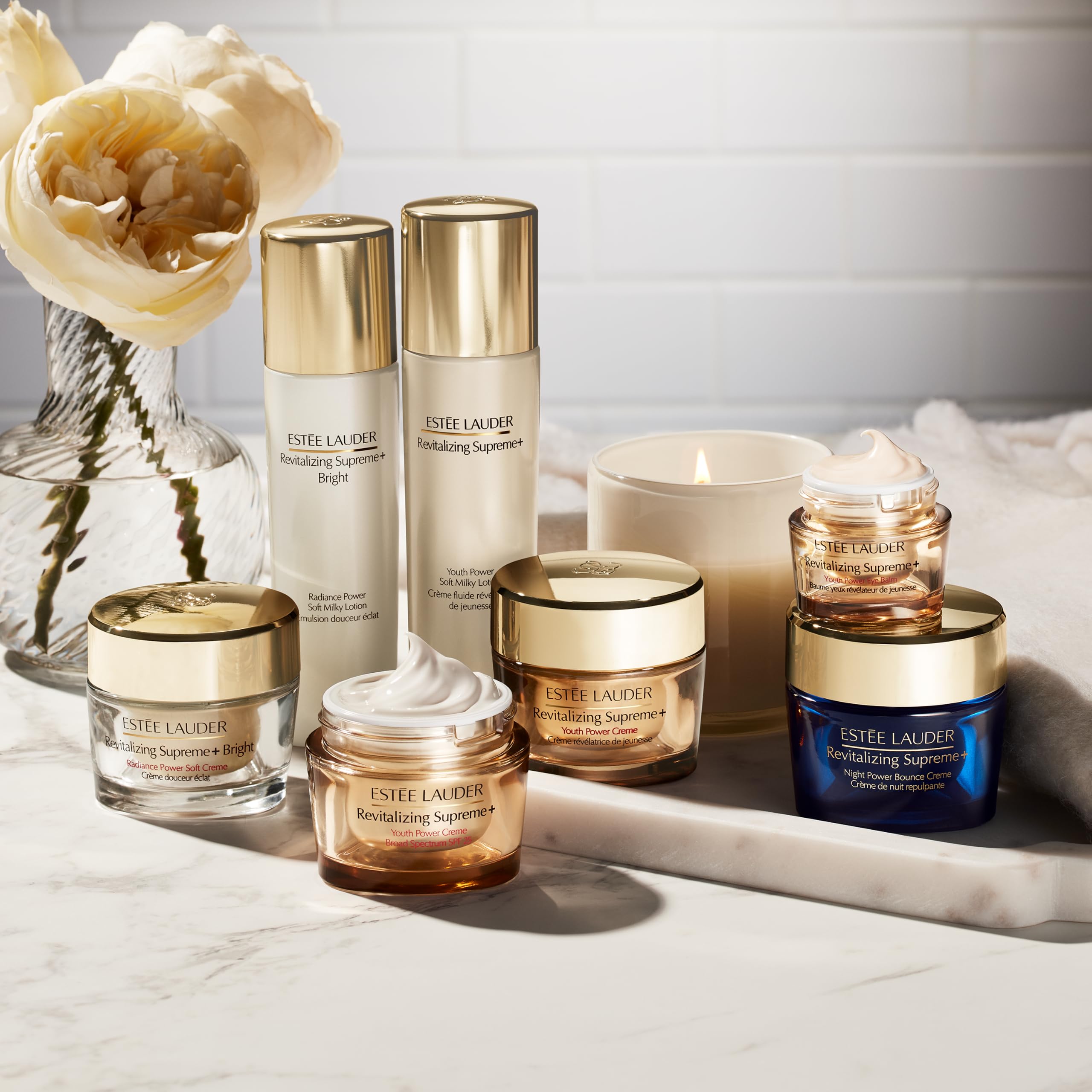 Estée Lauder Revitalising Supreme+ Youth Power Cream | Gesichtscreme mit Hyaluron & Peptiden | Strafft, liftet & spendet 72 Stunden Feuchtigkeit | Für alle Hauttypen, 75ml