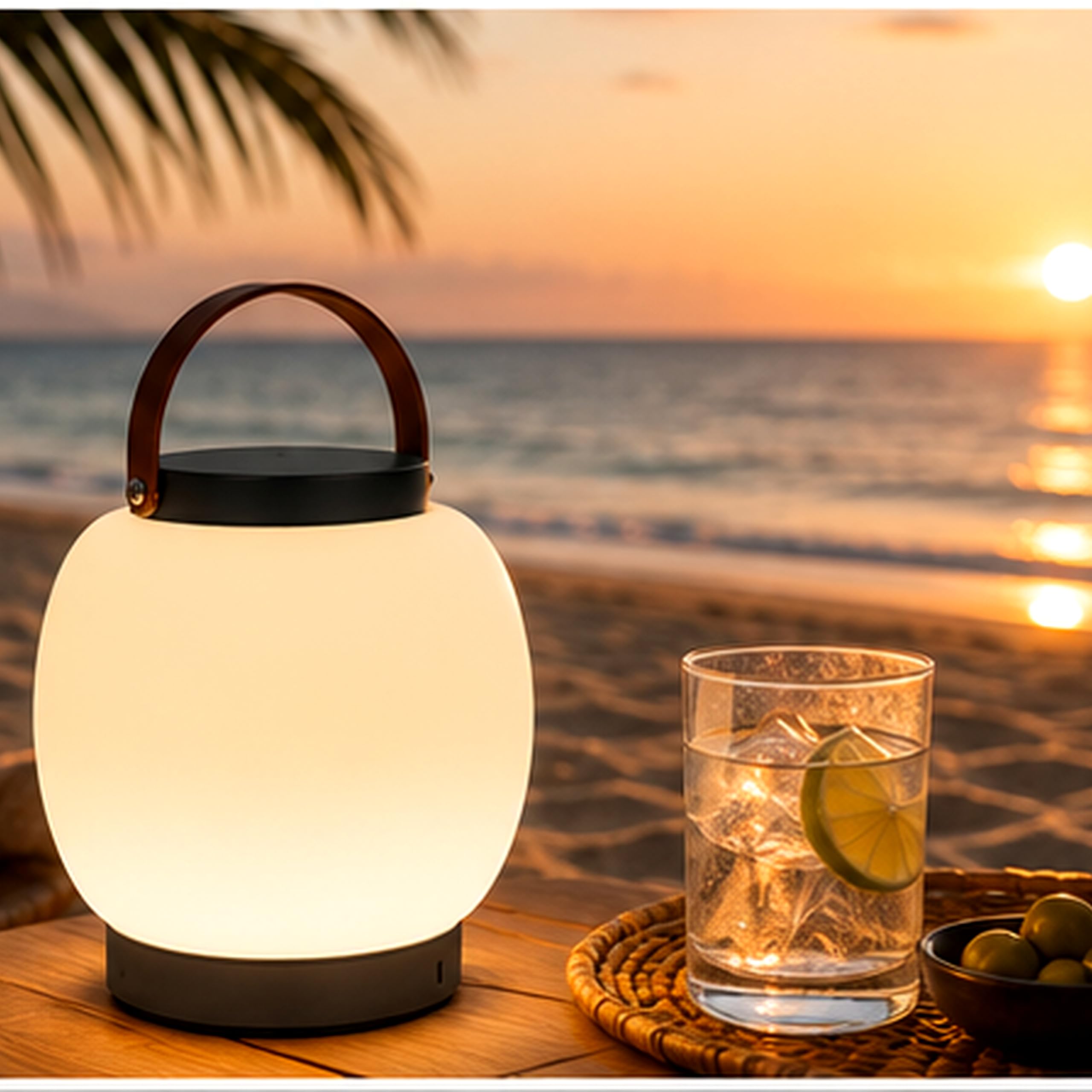 Lampada portatile BUBBLE, per interni ed esterni IP54 LED SMD 2W, ricaricabile, in alluminio, ideale per terrazze e/o balconi, residenziale o ristorazione o locale, antracite | IP54