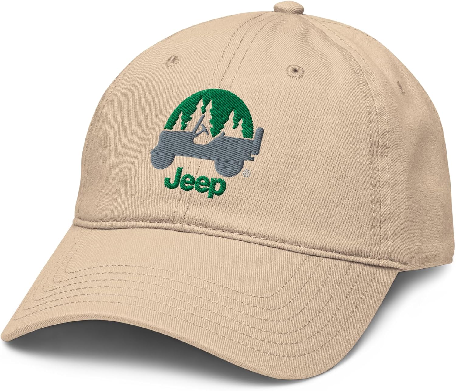 Jeep Willys Wilderness Embroidered Badge Adjustable Baseball Hat