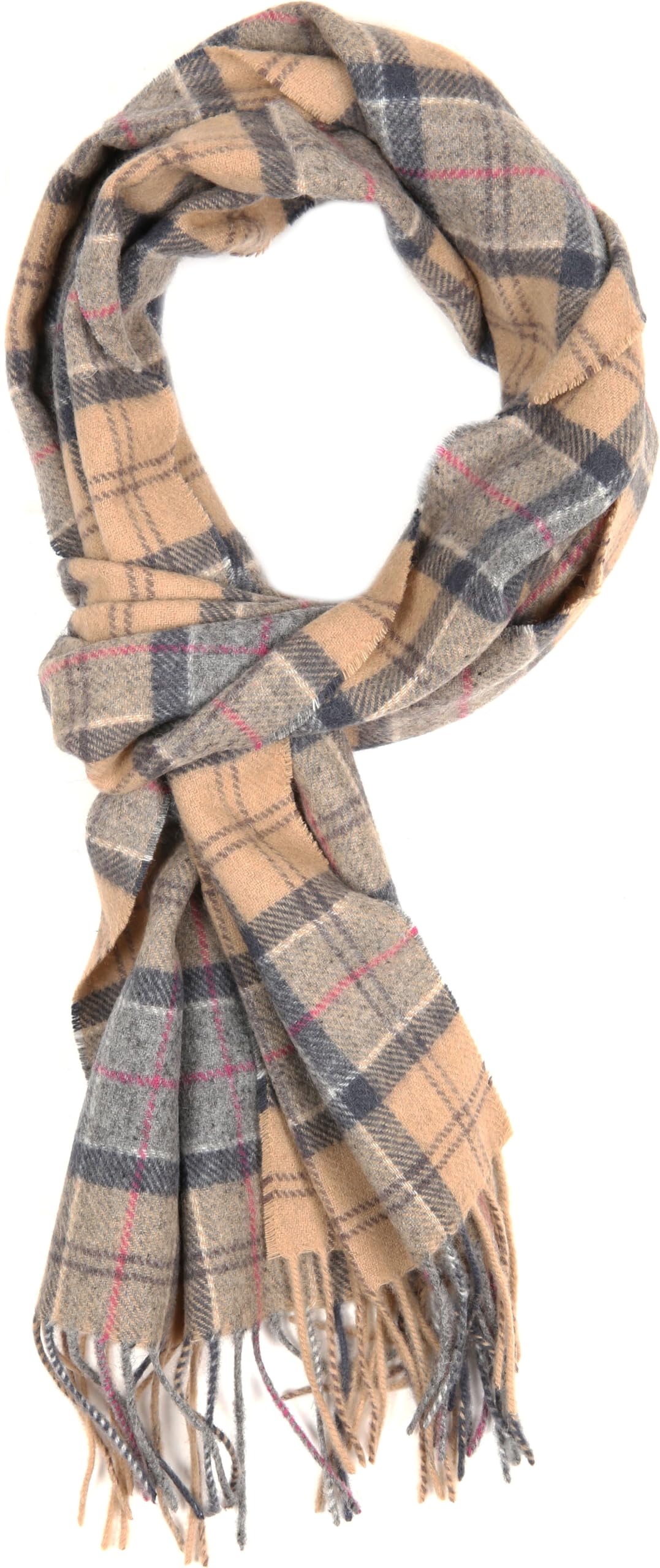 Barbour Men's Dress Tartan Lambswool Scarf 180Cm