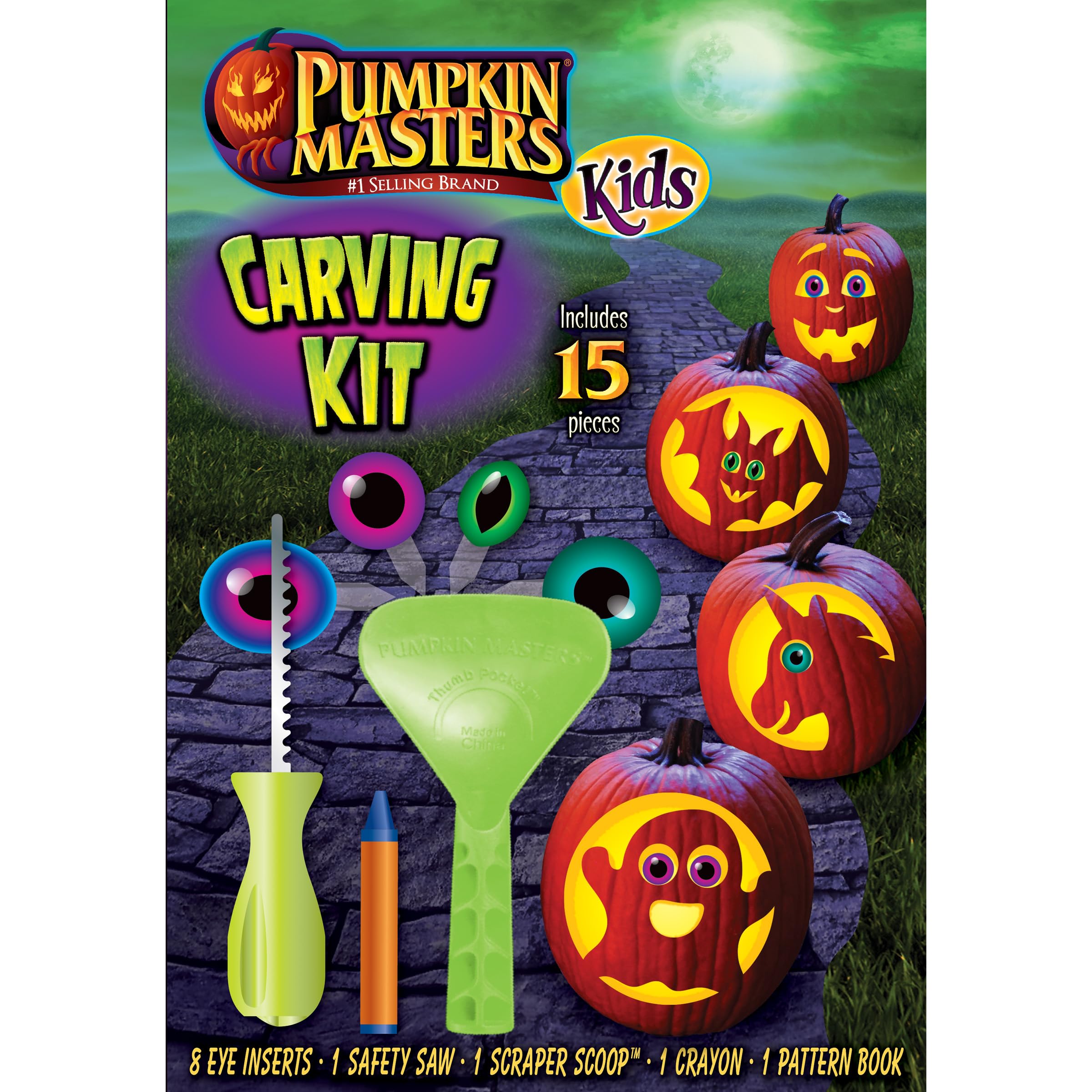 ■■11月限定■送料無料■CARVING■子供用セット■120/22■■ Amazon.com: Pumpkin Masters Kid's Carving Kit for Halloween