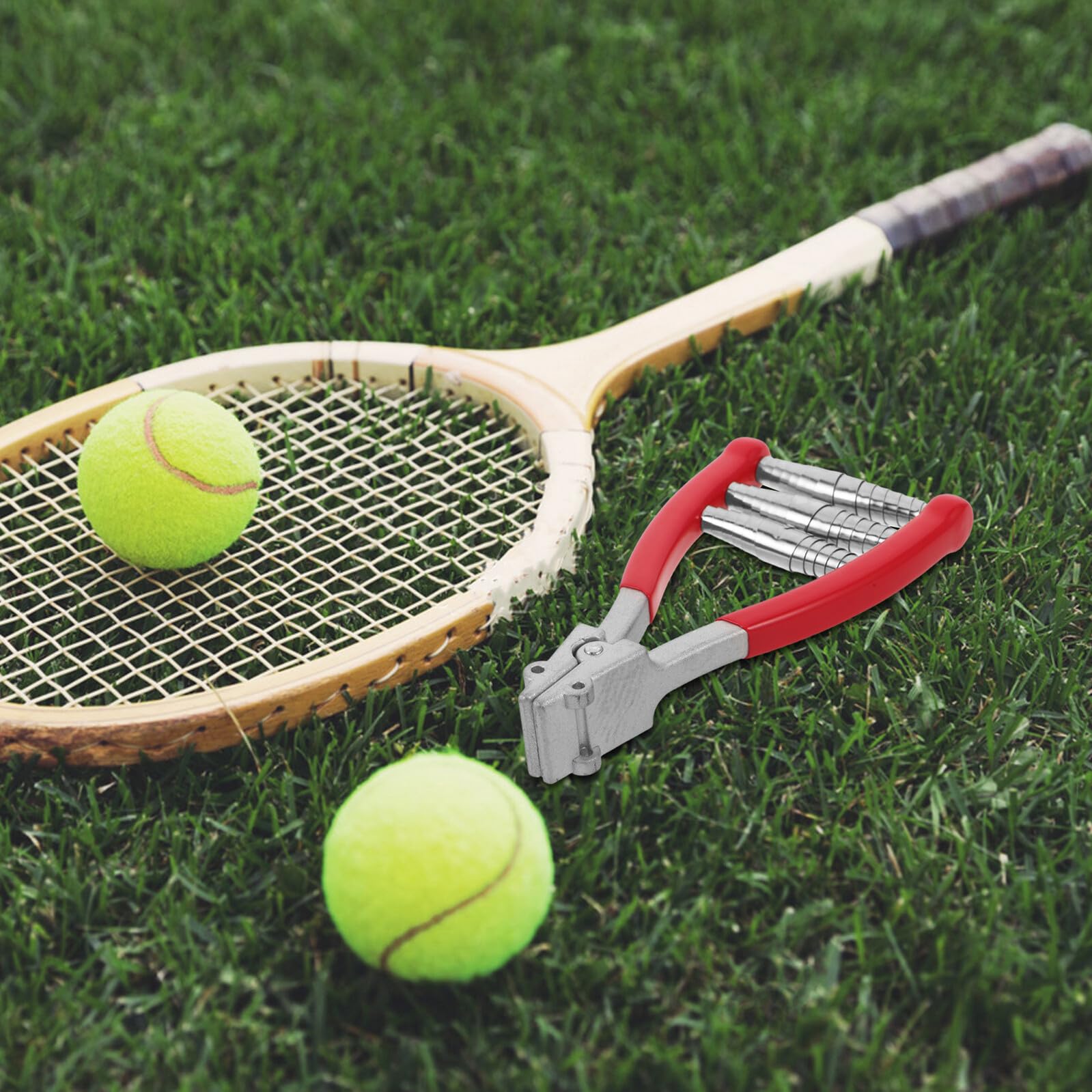 ifundom Macchina per Incordatura Racchetta Tennis Portatile, Lega di Zinco