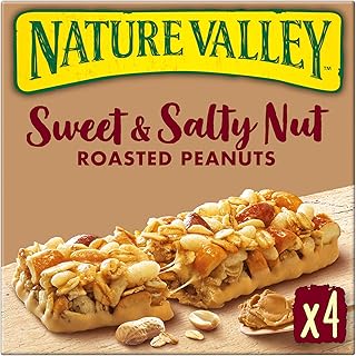 Sweet & Salty Nut Roasted Peanuts Cereal Bars 4 x 30g (Pack of 8, total 32 Bars)